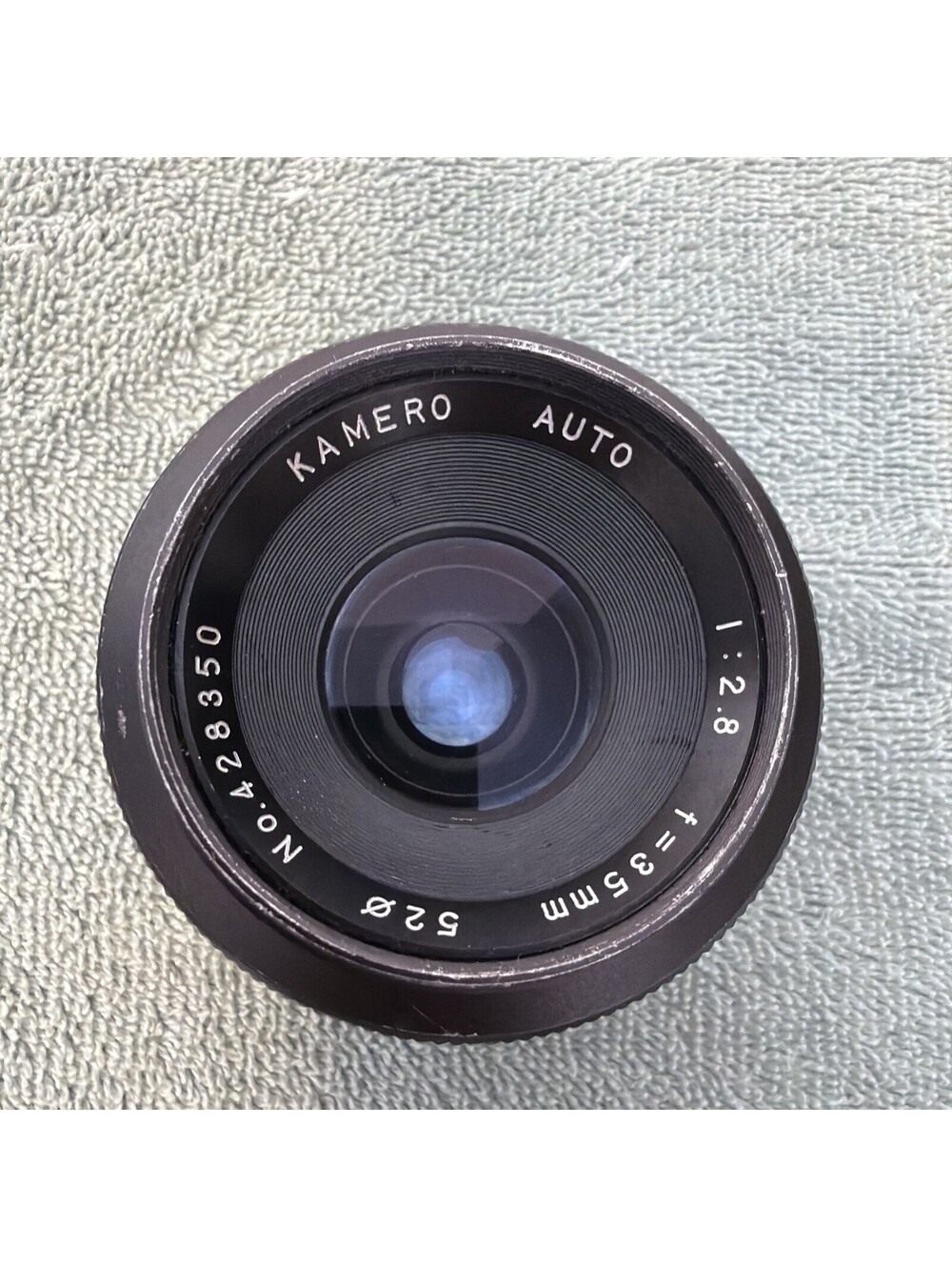 Vintage Kamero Auto MD 35mm 1:2.8 Lens Made In Japan, Optically Clear & Tested